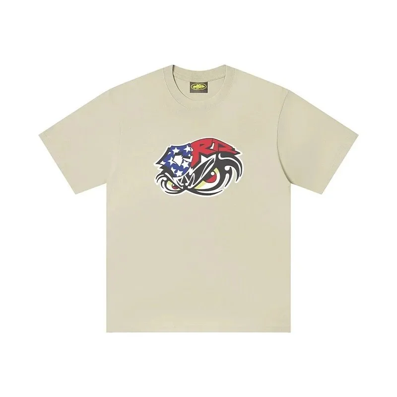 Other Unisex Beige 'RIP' Graphic T-Shirt Beige - 1