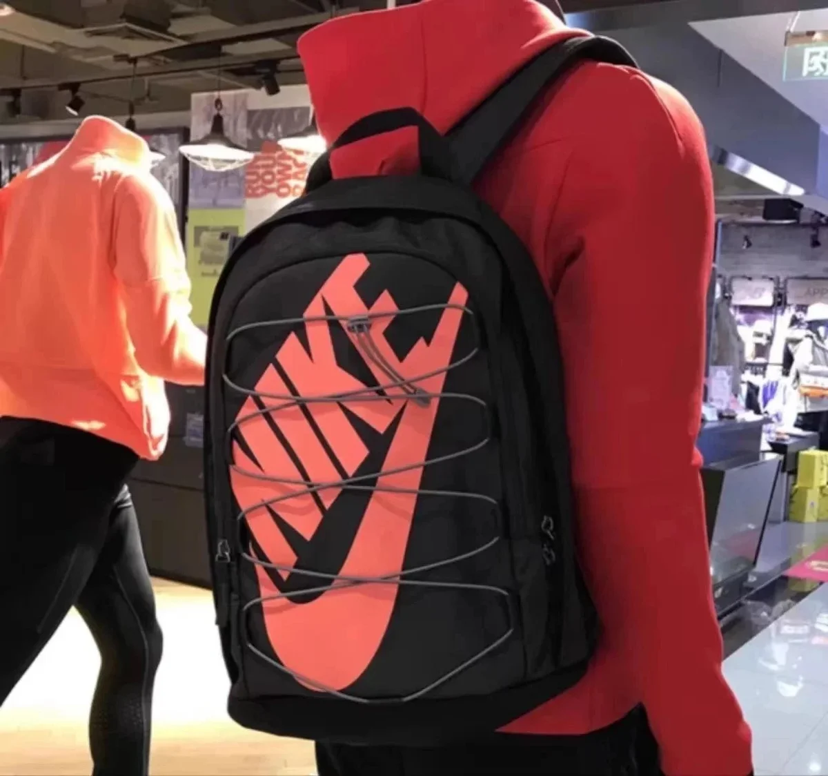Nike Nike Black/Orange Backpack Black