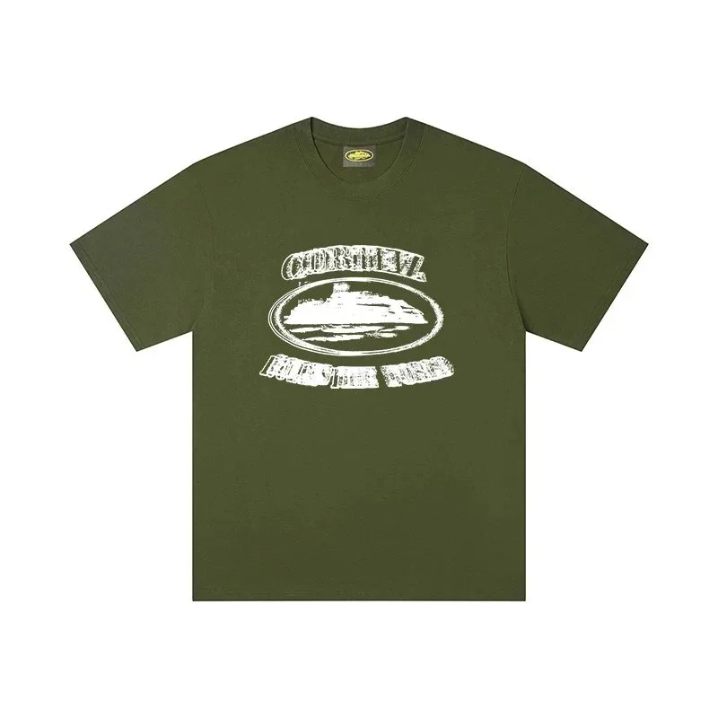 Other Olive Green 'Corshewz' Graphic T-Shirt Green - 1