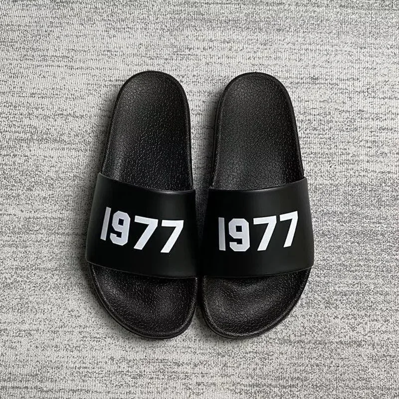 Other Black '1977' Slide Sandals Black - 1