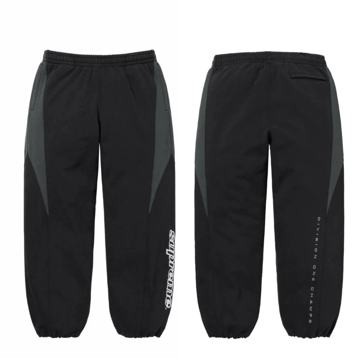 Supreme Supreme Division One Champs Sweatpants Black Black - 1