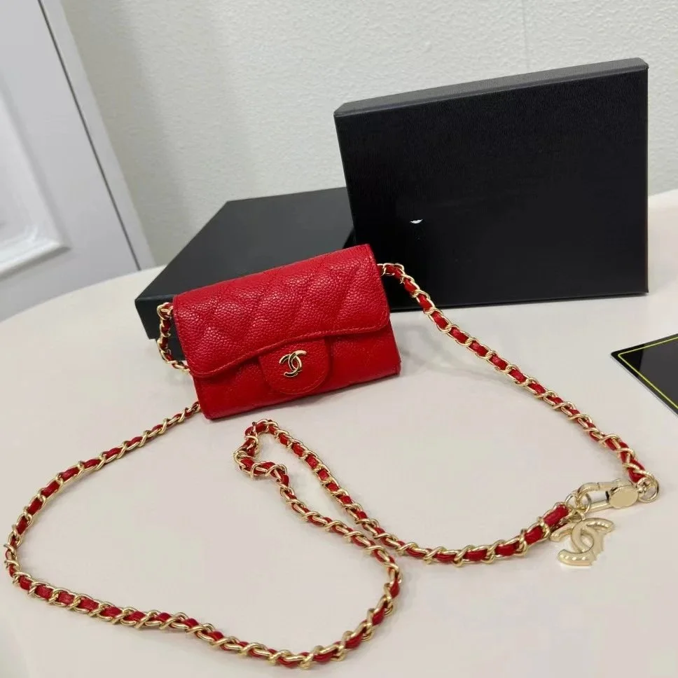Chanel Classic Flap Red Quilted Leather Crossbody Bag