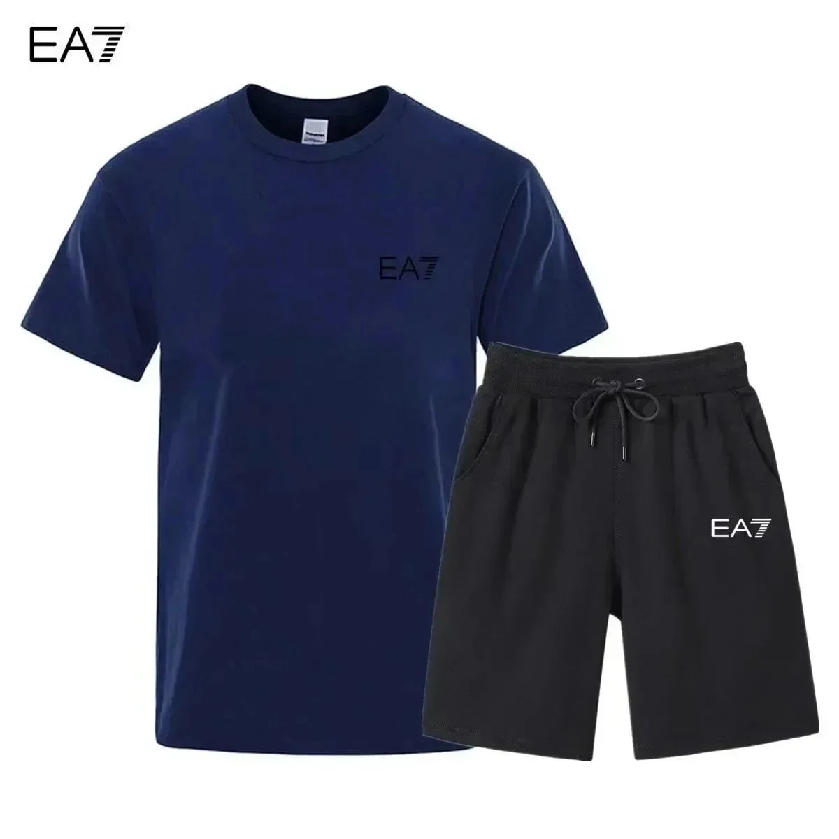 Armani EA7 Co-ord Set Navy/Black Navy