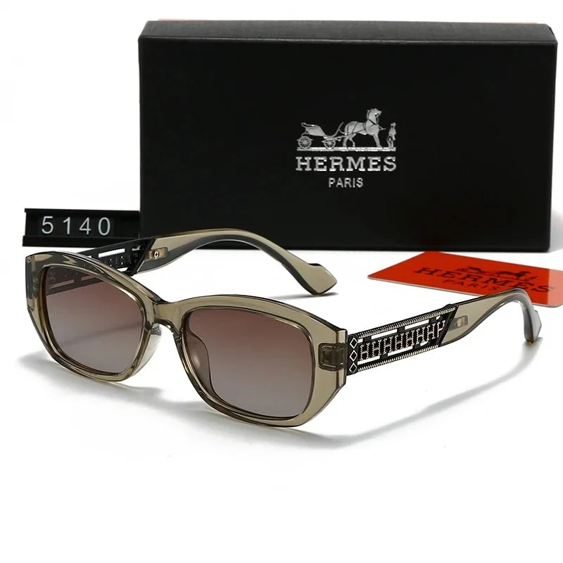 Hermès Hermès T Series Gradient Lens Sunglasses Brown