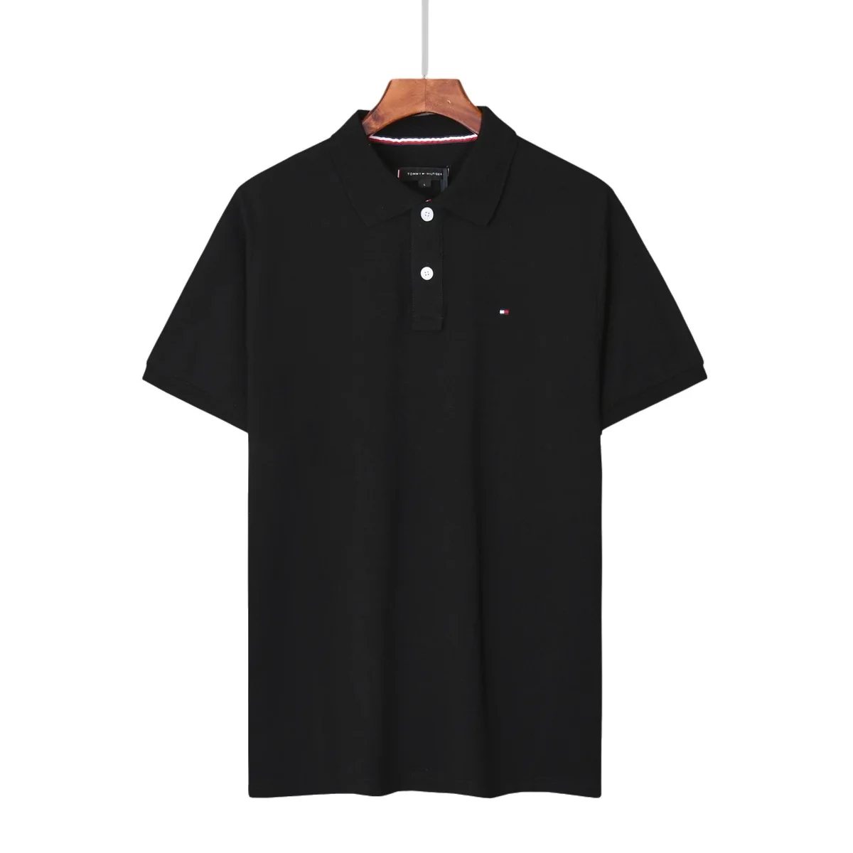 Tommy Hilfiger Tommy Hilfiger Black Classic Polo Shirt Black - 1