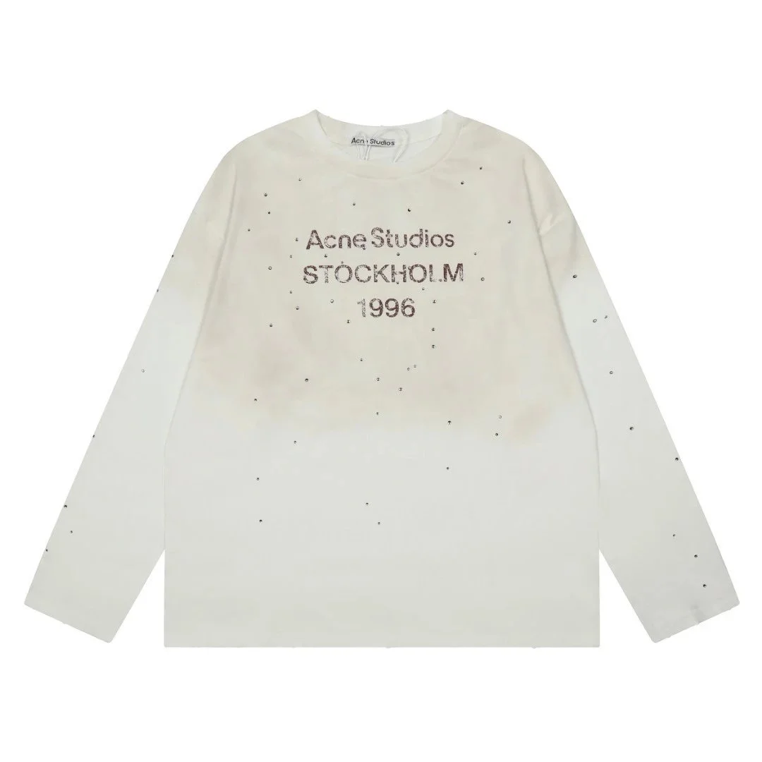 Acne Studios Acne Studios Face Cream Long Sleeve T-Shirt Cream - 1
