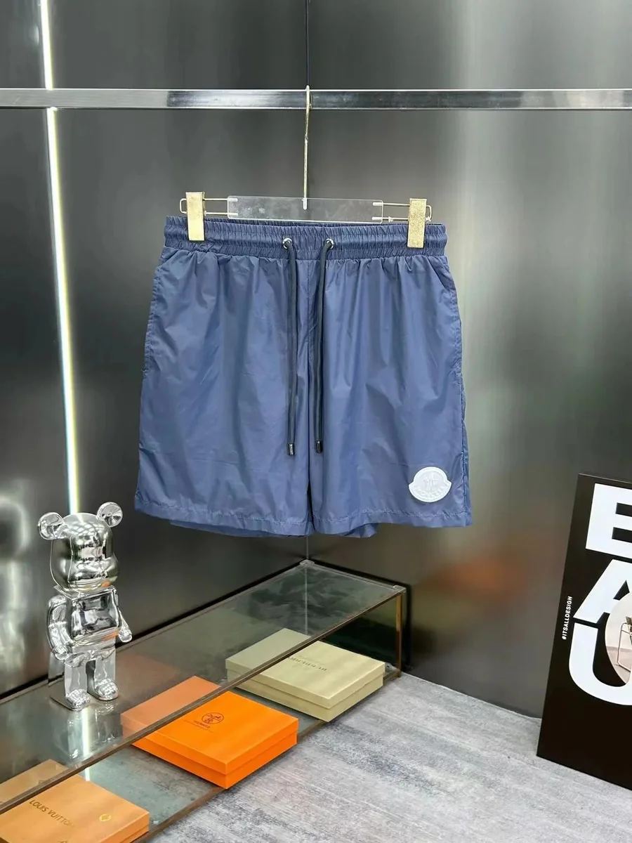 Moncler Moncler Slate Grey Shorts Grey