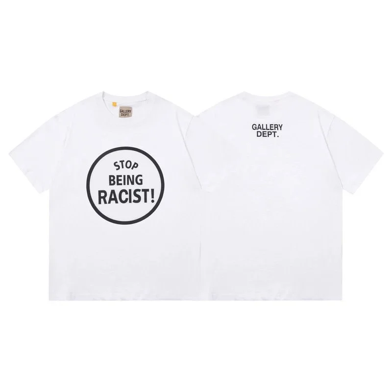 Gallery Dept. Gallery Dept. Stop Being Racist! White T-Shirt White - 1