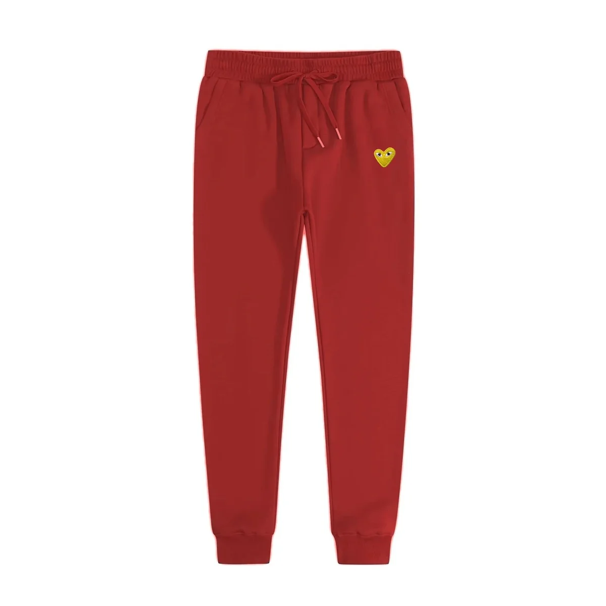 Comme des Garçons Comme des Garçons Heart Logo Red Joggers Red - 1