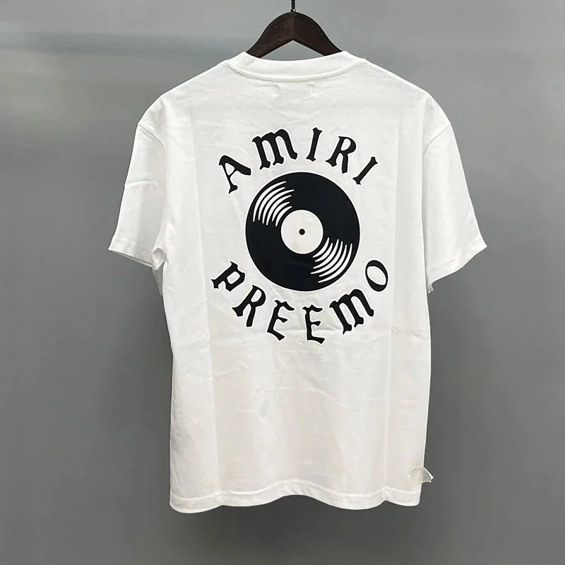 Amiri Amiri White Record Graphic T-Shirt White - 1