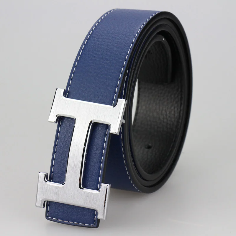 Hermès Hermès TB Monogram Leather Belt Navy Blue Navy
