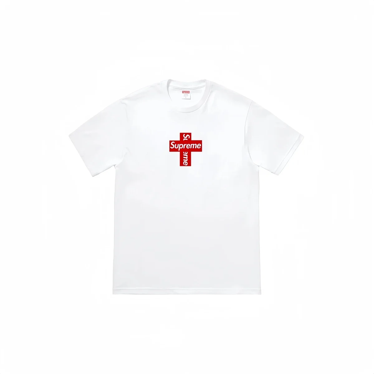 Supreme Supreme Cross Logo White T-Shirt White - 1