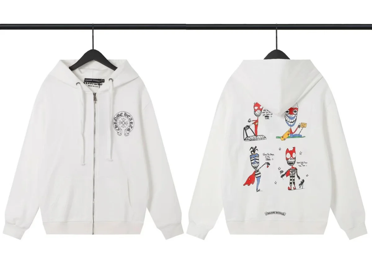 Chrome Hearts Chrome Hearts CH Cross White Hoodie White