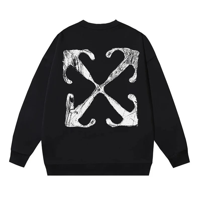 Off-White Off-White OW Arrow Graphic Sweatshirt Black Black - 1