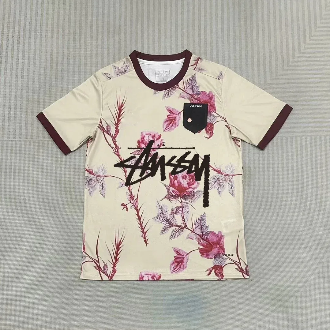 Stussy Stussy Japan Rose Signature T-Shirt Cream - 1