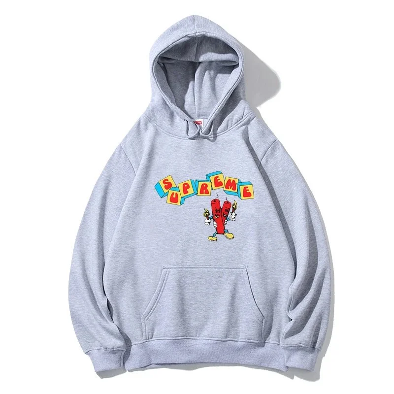 Supreme Supreme Box Logo Heather Grey Hoodie Grey - 1