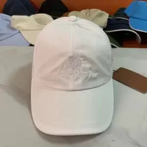 Saint Laurent Saint Laurent YSL Bear Cap White Headwear White - 1