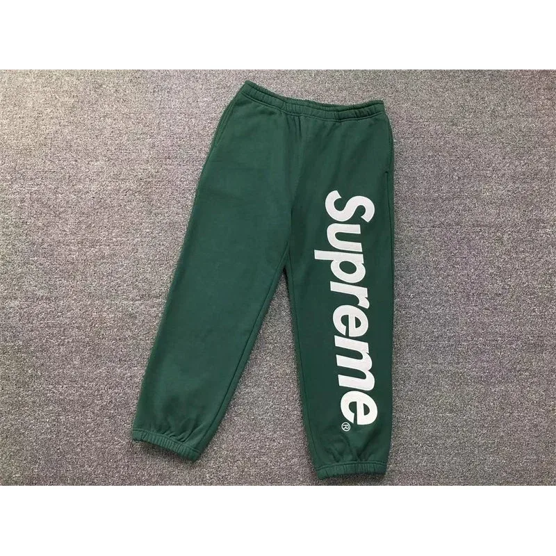 Supreme Supreme Green Supreme Logo Sweatpants Green - 1