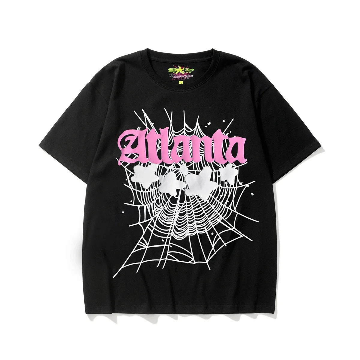 Other Black Atlanta Web Print T-Shirt Black - 1