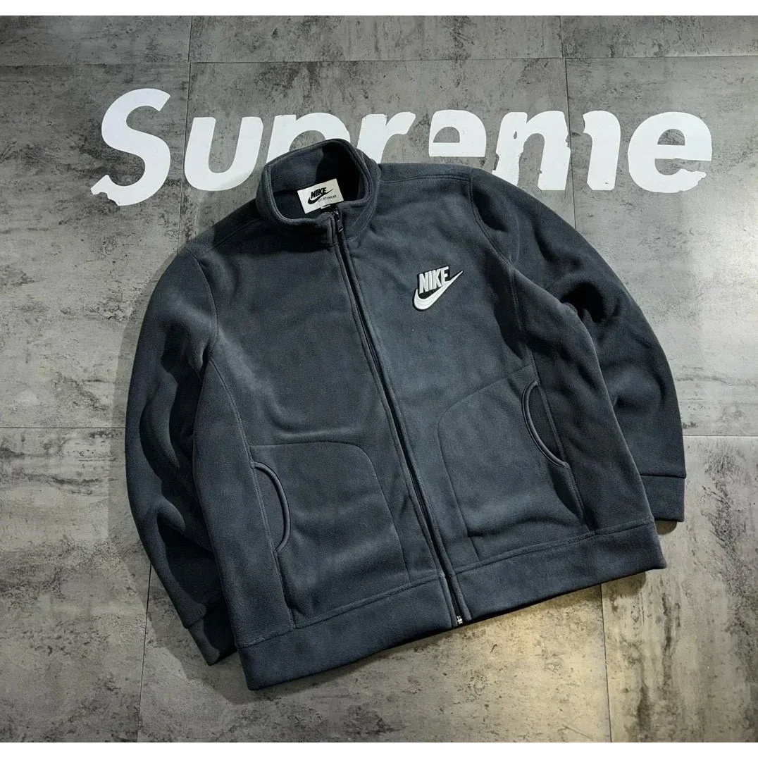 Nike Nike Tech Fleece Charcoal Zip-Up Jacket Grey