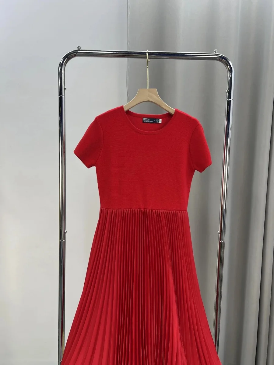 Polo Ralph Lauren Red Pleated Midi Dress — Oopbuy Spreadsheet find