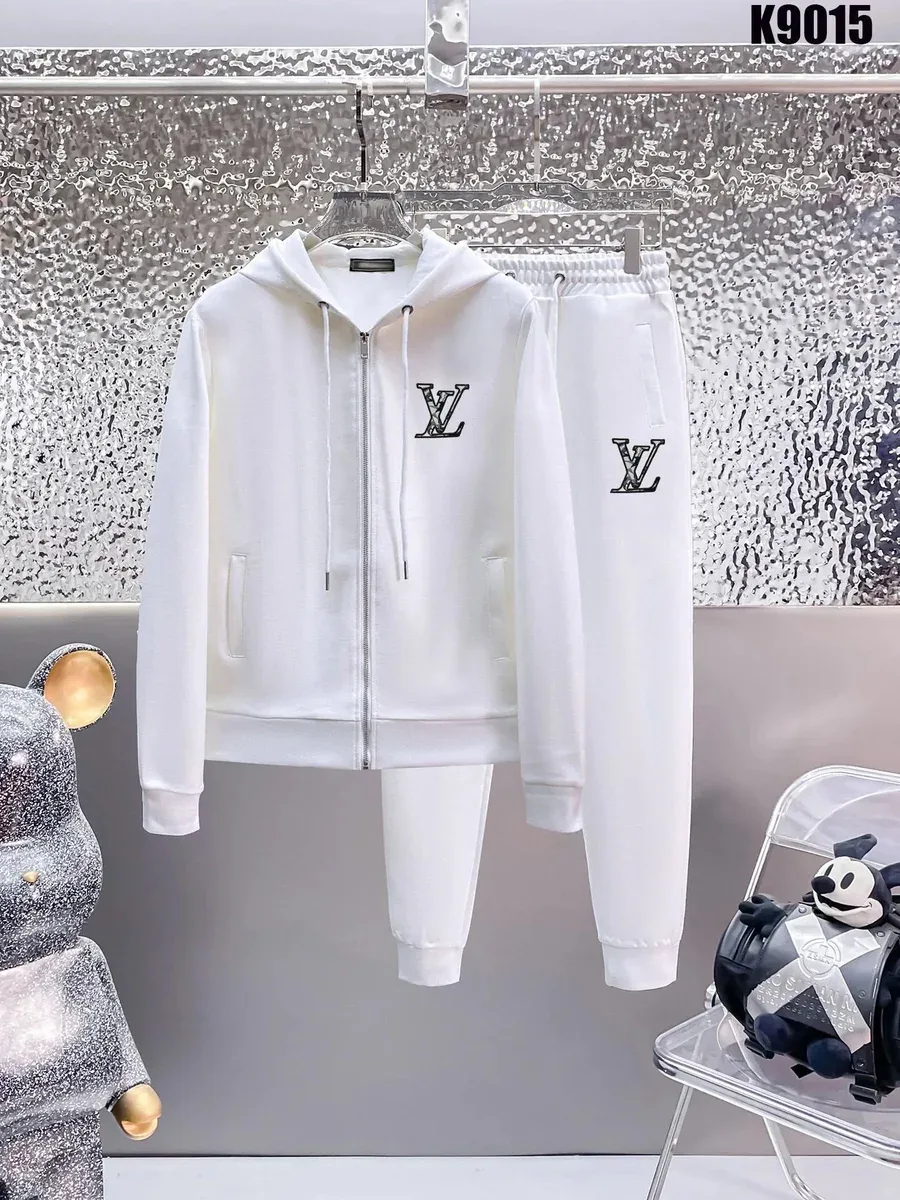 Louis Vuitton Louis Vuitton Monogram White Tracksuit Set White