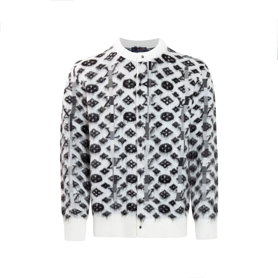 Louis Vuitton Louis Vuitton Monogram White Knit Cardigan White