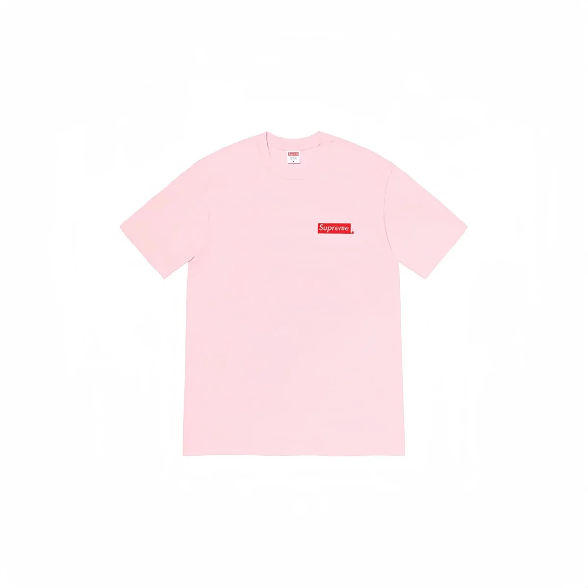 Supreme Supreme Box Logo T-Shirt Pink Solid T-Shirt Pink - 1