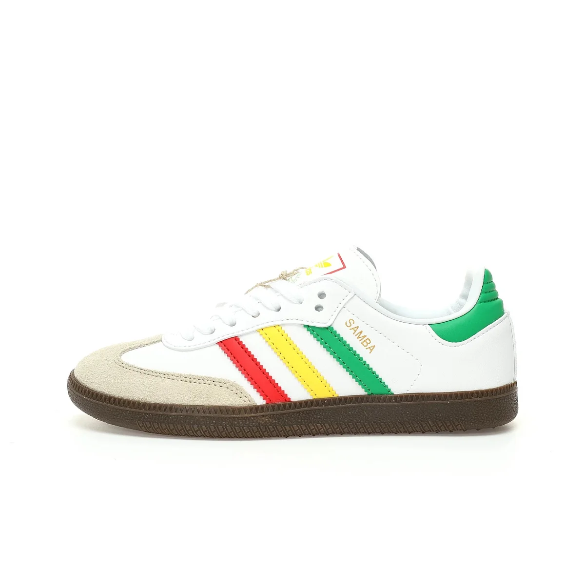 Adidas Adidas Samba Sambo White Red Yellow Green Gum Sole Sneakers White - 1