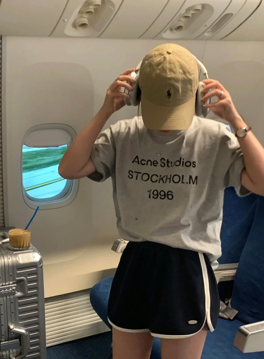 Acne Studios Acne Studios Stockholm 1996 Grey T-Shirt Grey - 1