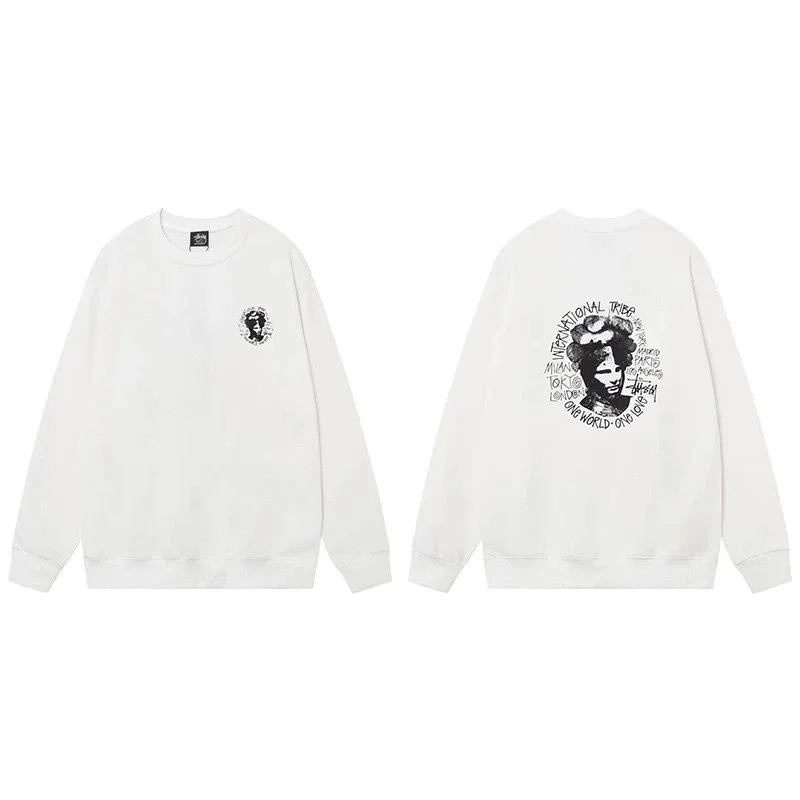 Stussy Stussy International Tribes White Sweatshirt White - 1
