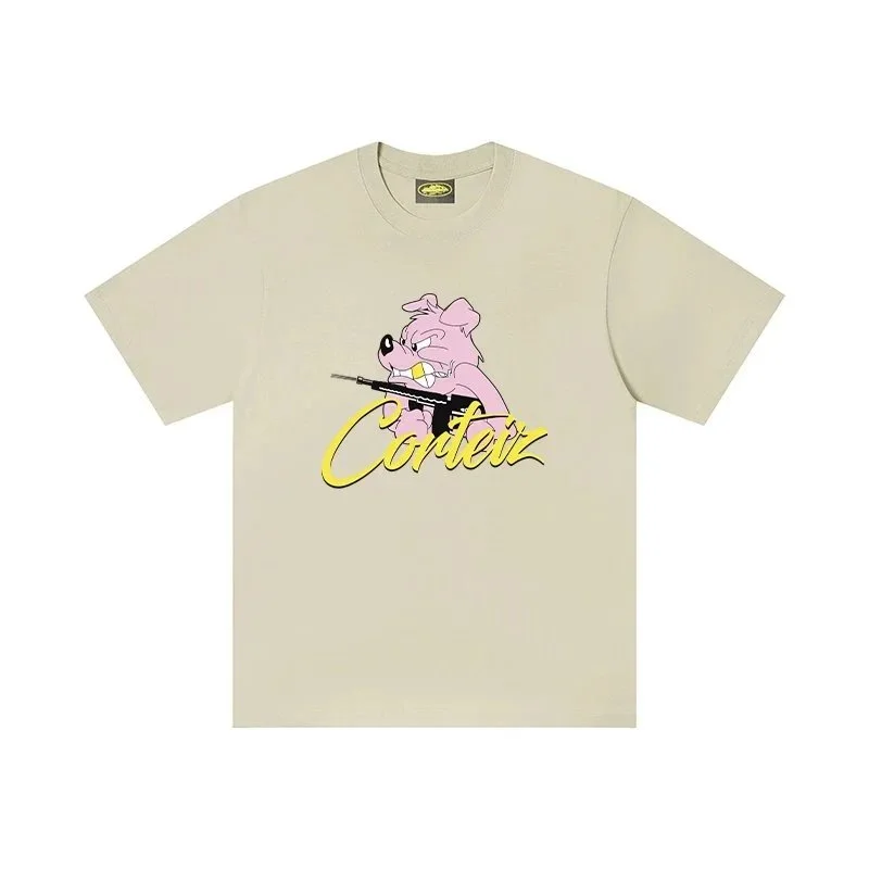 Corteiz Corteiz RTW Bear T-Shirt Beige Beige - 1