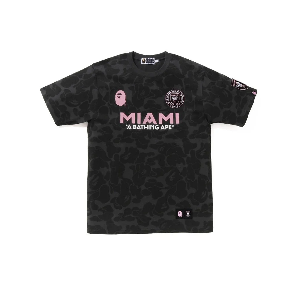 A Bathing Ape A Bathing Ape Miami Collaboration Dark Grey T-Shirt Grey - 1