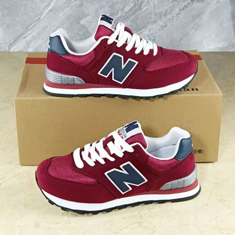 New Balance New Balance 574 ML574 Burgundy Sneakers Red - 1