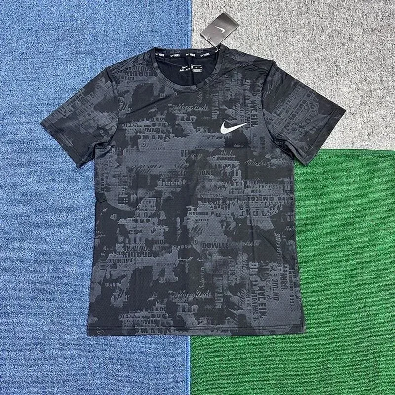 Nike Nike Printed T-Shirt Black Sporty Black - 1