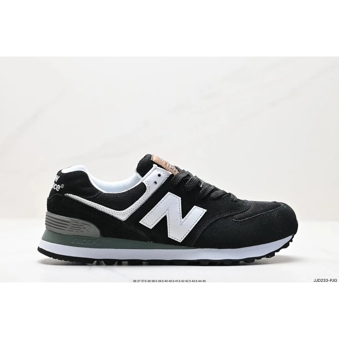 New Balance New Balance 574 Black/White Sneakers Black - 1