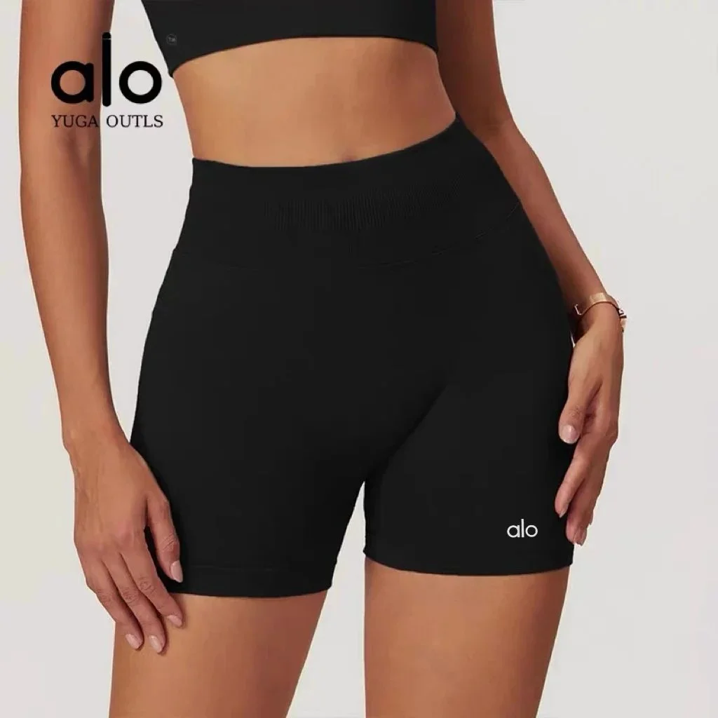 Alo Yuga Outls Alo Yuga Outls Advanced Bike Shorts Advanced Black Bottoms Black - 1
