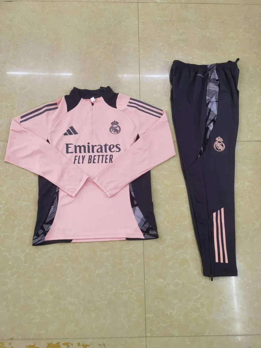 Adidas Adidas Real Madrid Pink Training Set Pink - 1