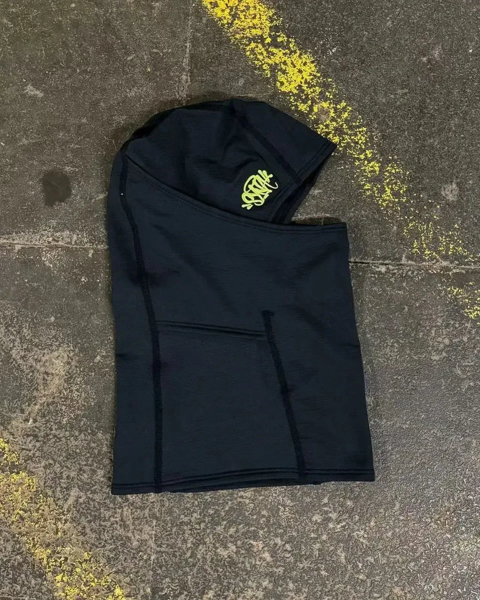 Other Black with Neon Green Logo Balaclava Headwear Black - 1