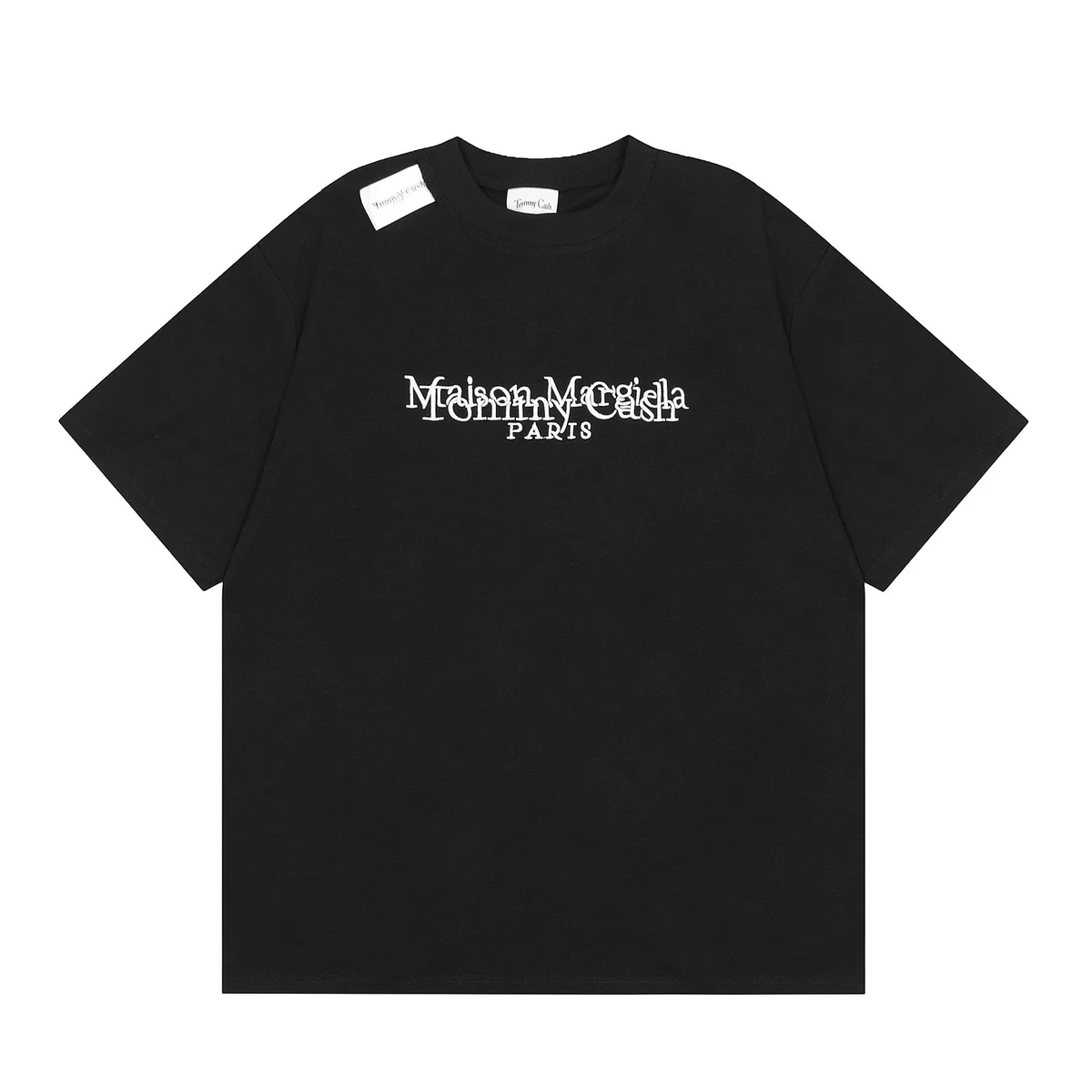 Maison Margiela Maison Margiela Black 'Tommy Cash' T-Shirt Black - 1