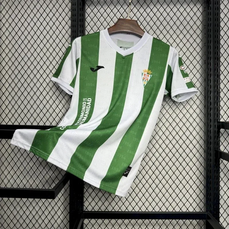Joma Joma Green & White Striped Football Jersey Green