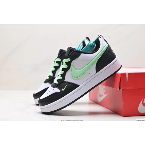 Nike Nike Dunk Low Black/White/Neon Green Sneakers Multicolor
