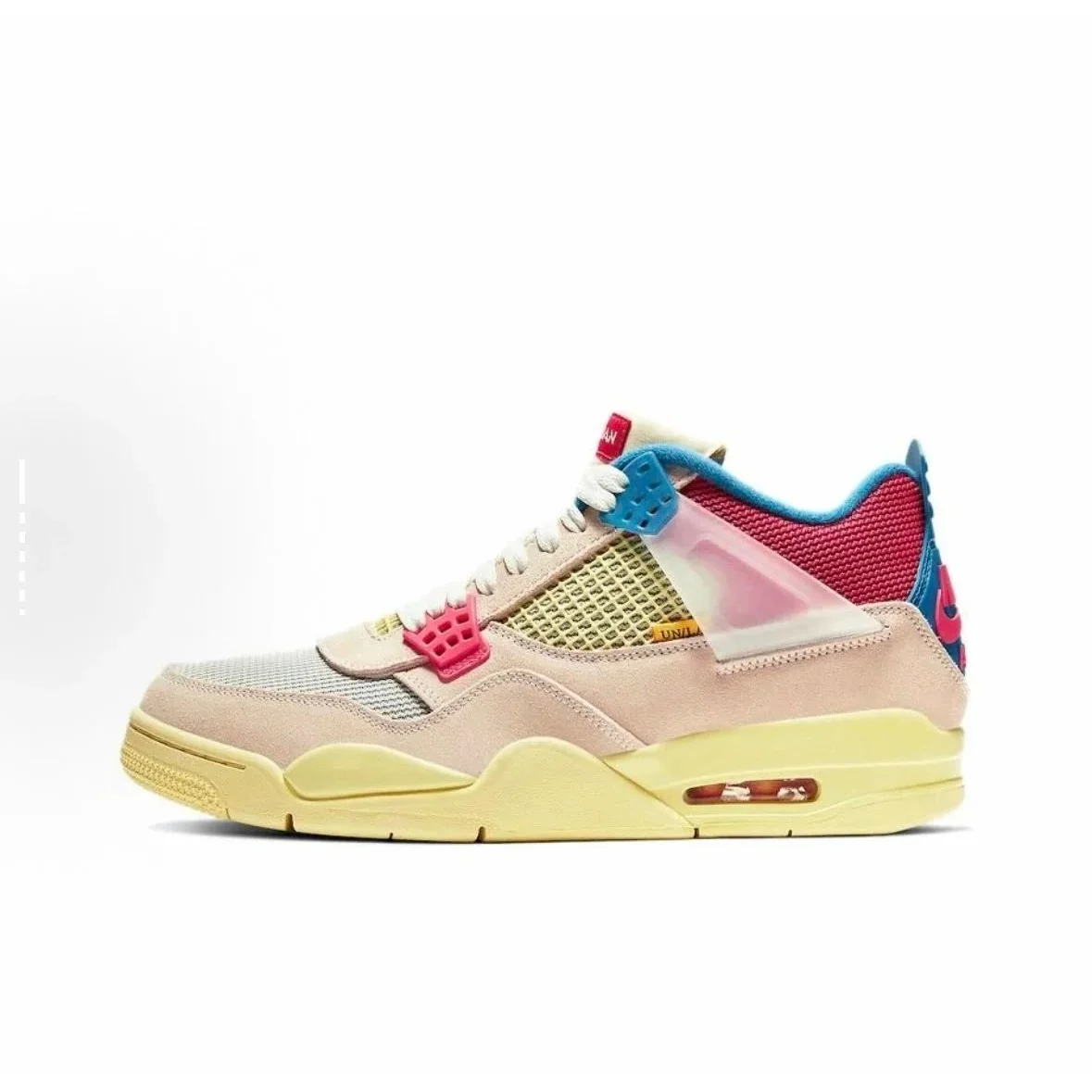 Nike Nike Air Jordan 4 UN Collaboration Pink/Blue Sneakers Pink