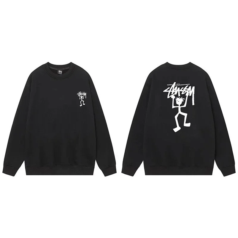 Stussy Stussy Stüssy Bear Black Hoodie Black - 1