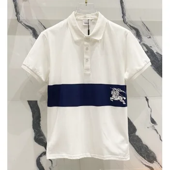 Burberry Burberry Knight White/Navy Polo Shirt White