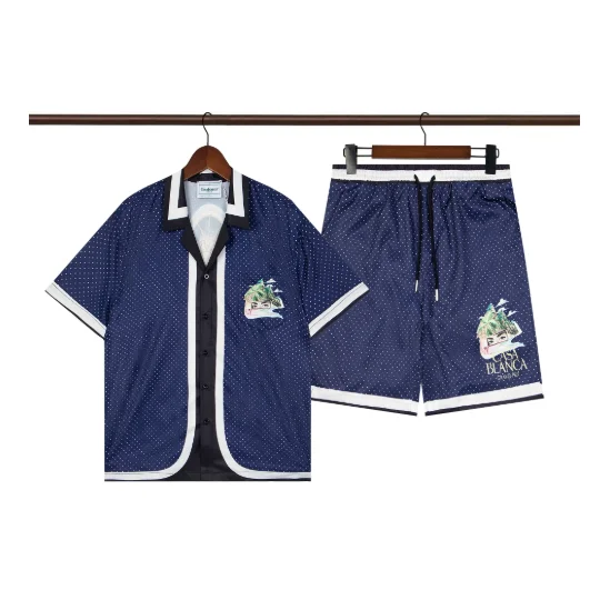 Other Navy Blue 'Blanca' Co-ord Set Navy - 1