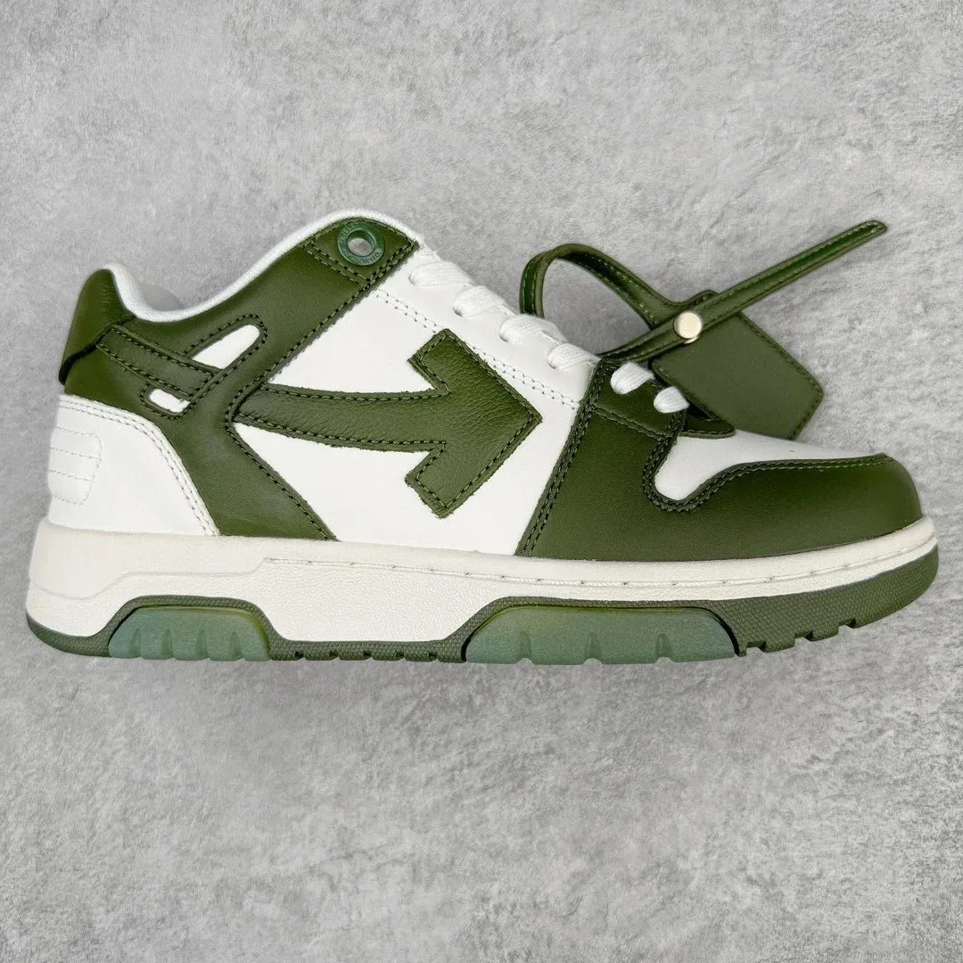 Off-White Off-White OW100 Arrow Olive Green Sneakers Green - 1