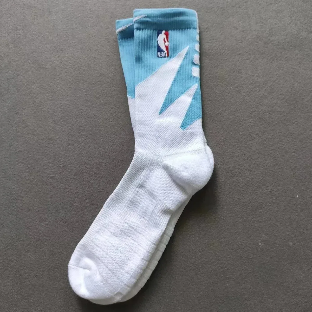 Other NBA Logo Long Tube Socks Light Blue/White Blue - 1