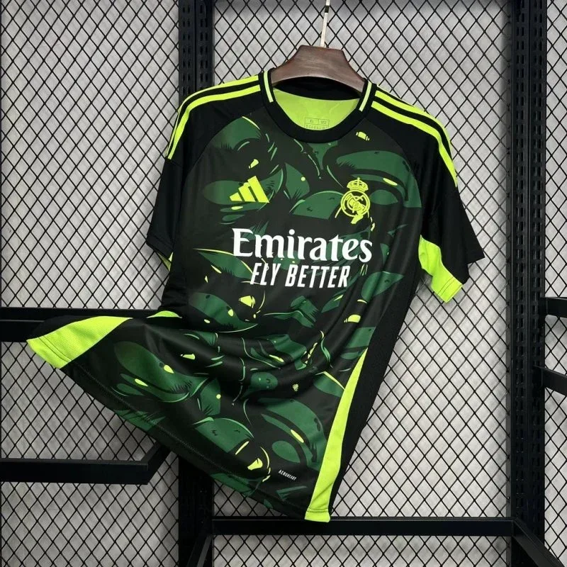 Adidas Adidas Real Madrid Away Jersey Green/Black Soccer Shirt Green - 1