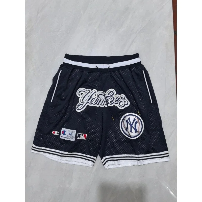Champion Champion Yankees Mesh Shorts Navy Blue Navy - 1